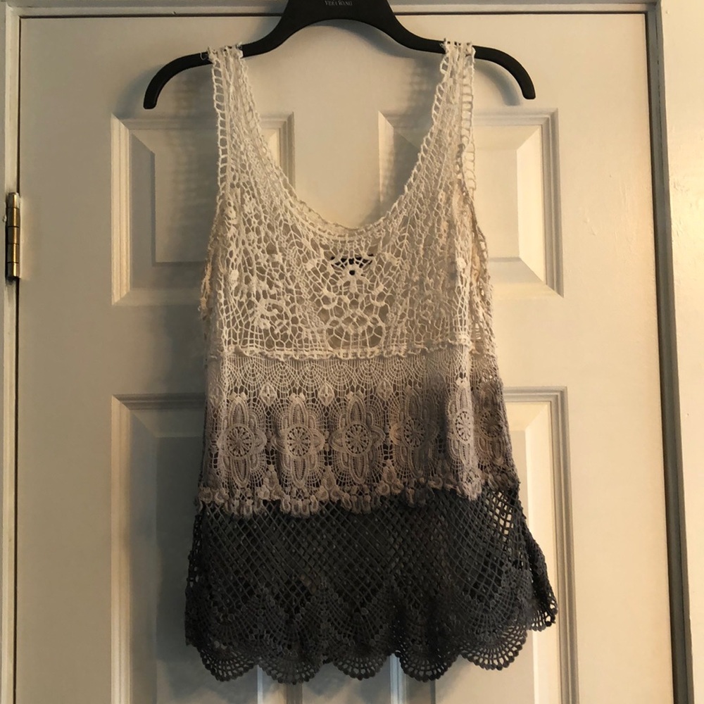 American eagle crochet tank top